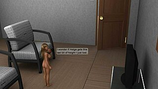 Giantess Grows Massive Tits Towering Over Tiny Mini Guy in Huge Growth Comic!