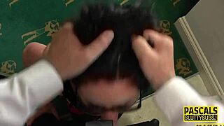 oh yeah, watch this chubby sub deepthroat and take hard fucks