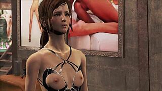 Brunette Teen Lesbian Strapon Fucks Piper Fallout Cosplay