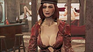 Brunette Teen Lesbian Strapon Fucks Piper Fallout Cosplay