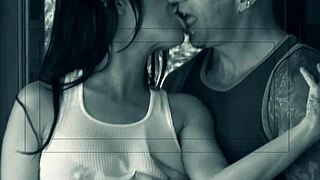 brandy enjoys intense couch session with partner