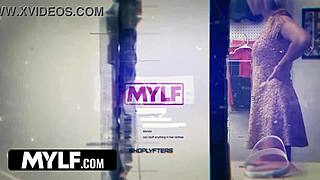 cute indian milf faces strip search in backroom