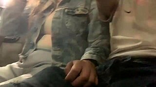 show her my huge cock on public bus and she grabs it eagerly!