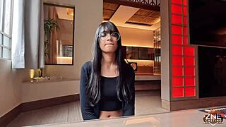 i discover luna legendary's wet pussy in qrozne casting scene