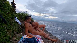 Hidden Camera Captures Blonde Beach Surfer Tryst