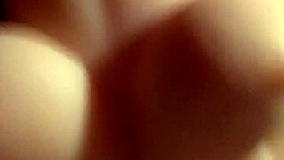 Suggestive blonde teen toys tease huge tits for monster cumshot