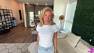omg british blonde ig babe bonnie blue rides neighbors cock with spanking and pussy spreading