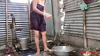 Whoa, watch this wild outdoor village pounding by localsex31!