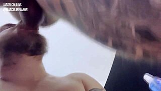 Bareback pounding Cubby Maximus's tight hole with raw intense gay thrusts nonstop