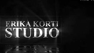 Suggestive redhead slut's wet vagina wrecked by double vaginal fury