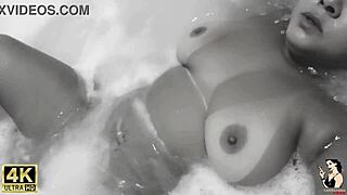 Milf Teacher's Steamy Bubble Bath Pussy Tease