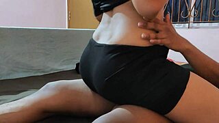 mature maid's tight pussy rides house owner rough cowgirl creampie