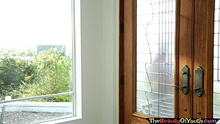 Tiny teen dykes finger trimmed pussies in hot tribbing session