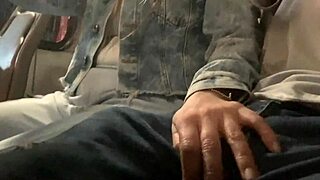 show her my huge cock on public bus and she grabs it eagerly!