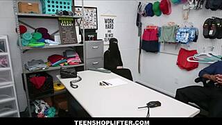 Petite Blonde Shoplifter Delilah Day Fucked by Officer