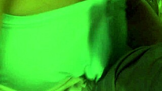 beautiful milf tempts with her deep cock plunge