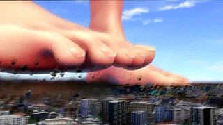 tall giantedd's huge fetish curves tease endlessly