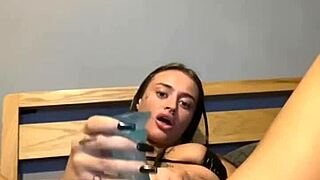 slutty goth teen 19yo solo anal whore play