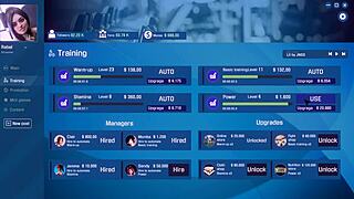 fitness fap game escalates with athletic temptress part three