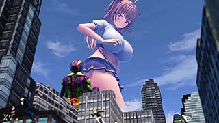 tall giantedd's huge fetish curves tease endlessly