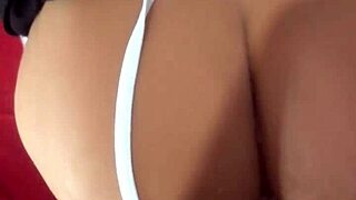 Steamy amateur bends over for deep assfucking fix while room repair sex toy tempts