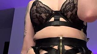 adrianna savu heats up in intense bdsm fingering session