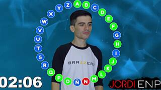 sexy pierced brunette prvega rides cock after parody interview