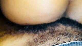 Chubby BBW Basadi rides hard in sexy bedroom rodeo action