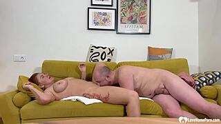 Mature neighbor milf takes my cock pov deep with shaved tits bouncing