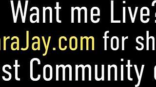 hey sara jay wanna feel my strap-on deep in you roomie?