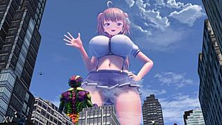 tall giantedd's huge fetish curves tease endlessly