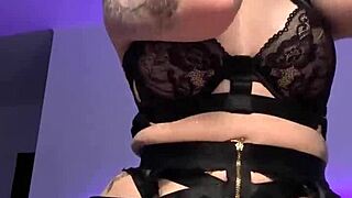 adrianna savu heats up in intense bdsm fingering session