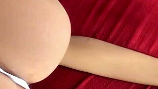 Steamy amateur bends over for deep assfucking fix while room repair sex toy tempts