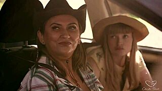 Mishel Karen Leo Embers moans squirting on huge cock during wet ride