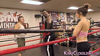 slut, why gobble that monster black cock so deep?