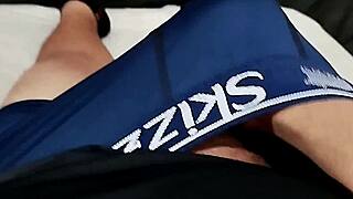 ex teen jerks my small foreskin cock while fingering her wet pussy 💦😩