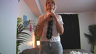 Girl pounds guy hard in raw strapon fantasy fuck!