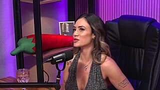 redhead milf domme commands in see-through lingerie stripping teasing and dominating with bdsm prowess