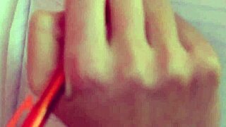 lesbian threesome vibrates and eats shaved pussies intensely