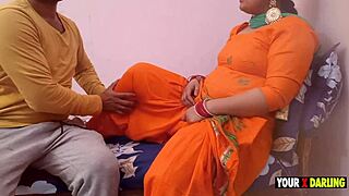 Servant Endlessly Pounds Punjabi Housewife