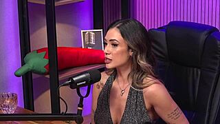 redhead milf domme commands in see-through lingerie stripping teasing and dominating with bdsm prowess