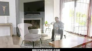 hot milf cheats with muscular black stud's huge chocolate cock deep inside