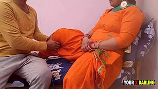 Servant Endlessly Pounds Punjabi Housewife