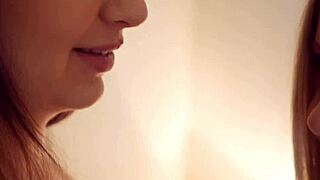 Sweet European Lesbians Lick Pussies Sensually