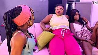 nigerian lesbians lick wet shaved pussies next door