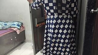 Desi maid cleaning home gets roughly assfucked by her boss mumbai ashu