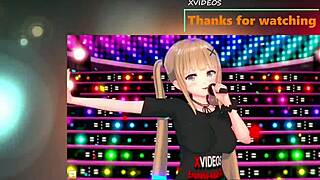 【koikatsu!】shion yoragami's huge tits groped wildly in 3dcg hentai