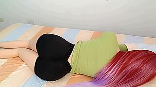 curvy brazilian volleyball babe in sexy thong lifts by pool flirting early morning gym tease