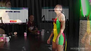 Bruna carlos spreads pussy toys in public sheer outfit during bora cast compilation