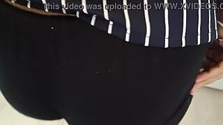 Angry Indian girlfriend screams as boyfriend rams her fat ass hard